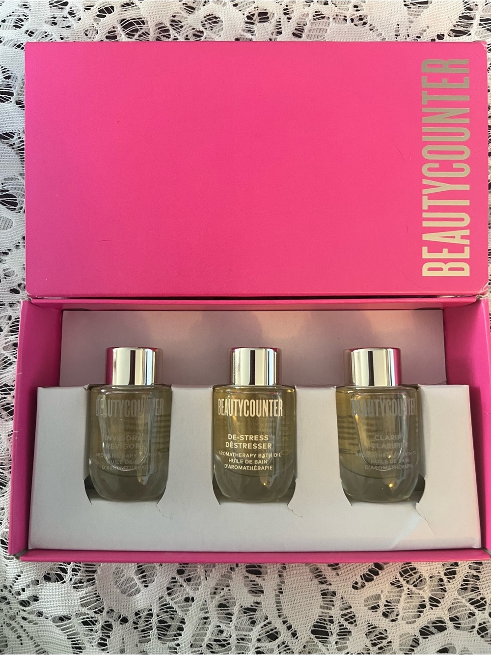 Beautycounter Bath Oil Trio NWT